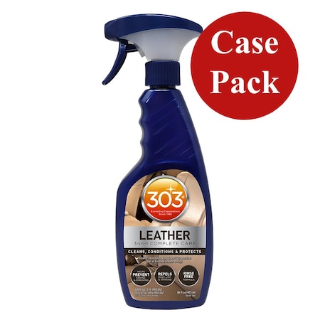 303 Products 303 Automotive Leather 3-In-1 Complete Care - 16oz, PK6 30218CASE